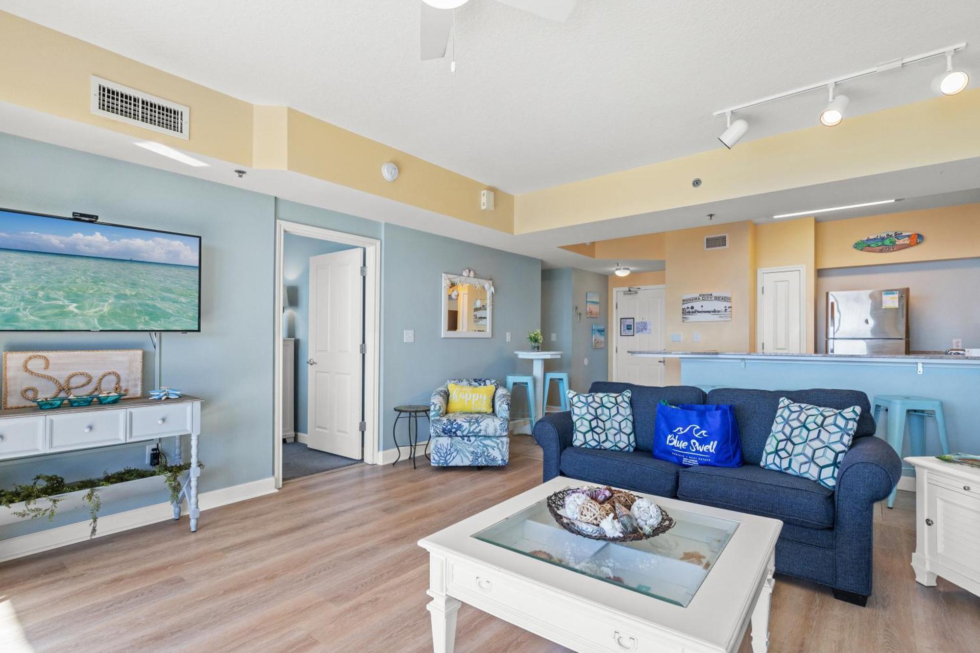 Penthouse With Beautiful Beach Views! 1 Bedroom, 2 Bathroom Penthouse! パナマシティービーチ エクステリア 写真