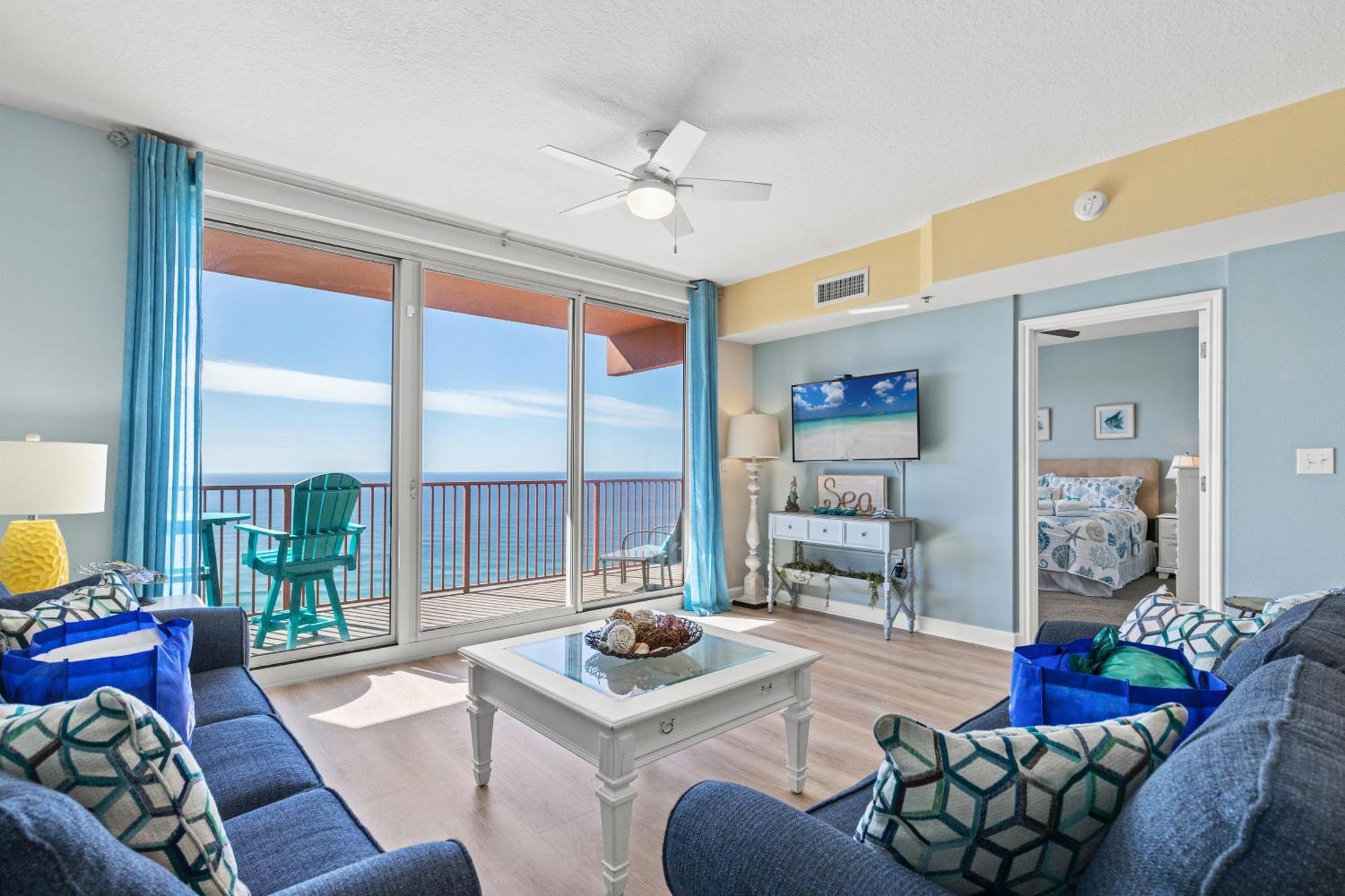 Penthouse With Beautiful Beach Views! 1 Bedroom, 2 Bathroom Penthouse! パナマシティービーチ エクステリア 写真
